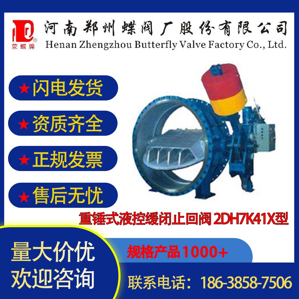 重錘式液控緩閉止回閥 2DH7K41X型